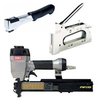 manual, Hammer, Fine Wire, and Heavy Duty Tackers